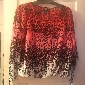 ALFANI Woman Scarf Sleeve Blouse